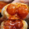 Ovos de Pato Salgados de Gema Dupla Gaoyou, Ovos Salgados Autênticos com Fluxo de Óleo, Caixa Fechada, Ovos Salgados Cozidos, Especialidade de Yangzhou, Rico Fluxo de Óleo