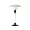 Lámpara de Mesa Danesa Vintage Bauhaus Creativa para Sala de Estar Estudio Dormitorio Estilo Francés Nórdico Mesita de Noche Arte Lámpara Decorativa de Vidrio