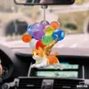 Decoraciones para coche de animales gatito transfronterizas globo de color acrílico decoración navideña colgante de gato lindo para coche