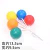 Celebridad de Internet Estilo Ins Decoración de Pastel Cuerda de Globo de Plástico Colorida Bola Redonda Grande de Color Retro Enchufe para Mesa de Postre de Cumpleaños