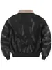 Nueva chaqueta para hombre con cuello de solapa, chaqueta de primavera y otoño, abrigo casual de moda con cremallera y decoración de bolsillo