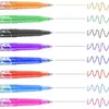 Caneta Gel Apagável Quente Quente Transfronteiriça Caneta Colorida Apagável 8 Peças Pintadas Material Escolar para Alunos do Ensino Fundamental