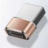 Adaptador USB tipo C a USB revolución USB tipo C hembra OTG adaptador para teléfono móvil soporta carga súper rápida PD