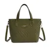 Bolso de hombro moderno de cuero encerado, bolso de mano vintage de alta calidad, bolso cruzado versátil con textura tejida para el trabajo
