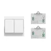 Interruptor inalámbrico auto-generador de venta caliente transfronterizo 86 amplio voltaje global control remoto de larga distancia sin perforación
