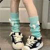 Otoño e Invierno Nuevo Lindo Calcetines Estilo Universitario Dibujos Animados de Alta Gama Lolita Cubrepiernas Subcultura Jk Calcetines de Pierna de Rizo para Mujer