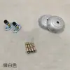 Tendedero de Balcón de un Solo Poste con Manivela, Juego Completo de Accesorios, Manivela Manual, Cable de Acero, Adaptador de Esquina, Juego de Polea Fija