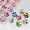 Dongzhou Crystal Broca Satélite de 10.7 mm Cristal Artificial de Alta Calidad Broca Redonda de Vidrio Accesorios para Joyería Broca para Uñas Arte de Uñas Venta al por Mayor