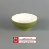 Vajilla Comercial Imitación Porcelana Melamina Tazones y Platos Pequeños, Platos Planos Bicolor, Platos Redondos, Tazones para Sopa, Especialmente Diseñados para Cadenas de Restaurantes de Comida Rápida