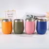 Taza de Huevo de Acero Inoxidable de 12 oz para Café Transfronteriza de Amazon, Taza de Huevo de Doble Capa, Taza de Huevo al Vacío, Copa de Vino con Forma de Cáscara de Huevo, Taza de Regalo