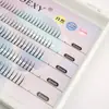 Pestañas Inferiores Agrupadas Individualmente Auto-injerto Pestañas de Hada Mixtas Pestañas Postizas Naturales Espesas