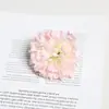 Flor de Clavel de Seda Simulada Multicolor de 8 cm para Ramo del Día de la Madre, Decoración del Hogar, Arreglo Floral DIY, Accesorios para Flores de Pastel