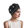 2025 nuevas explosiones moda europea y americana sombrero de India gorro baotou de dos flores desordenadas gorro pullover con taladro caliente