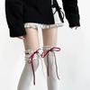 Algodón Puro Lolita Cinta Ancha de Encaje Pueblo Dulce Deseo Puro Calcetines de Primavera para Mujer Calcetines Lolita