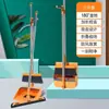 Set de escoba para uso doméstico, Combinación de escoba y recogedor de plástico, Escoba de plástico y acero inoxidable, Rasqueta limpiadora, Venta al por mayor
