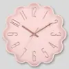 Reloj de Pared Silencioso de 12 Pulgadas (30 cm) con Forma de Flor, Reloj Digital 3D Tridimensional de Moda Creativa para Sala de Estar, Reloj Simple, Venta al por Mayor