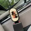 Extensor de Cinto de Segurança de Carro com Estampa de Desenho Animado, Brilhante e Vibrante, Conector de Fivela para Carro