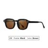 Gafas de Sol con Protección UV de Nuevo Estilo Patrón de Grano de Arroz Transfronterizas, Gafas de Sol Retro de Montura Cuadrada Personalizadas, Exclusivas para Vips