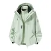 Chaqueta de exterior TuoLuKe para hombre y mujer, modelo de pareja, forro polar, tres en uno, costuras selladas, cortavientos e impermeable, desmontable