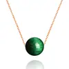 Colar de prata s925 feminino Pérola Zhao Liying mesma joia corrente clavícula ano do porco contas giratórias pedra natural joias de prata