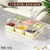 Bandeja de Frutas com Acabamento de Alto Padrão, Estilo Luxo Leve para Sala de Estar, Caixa de Doces Doméstica para Mesa de Centro com Tampa, Caixa de Lanches à Prova de Poeira para Sementes, Nozes e Frutas Secas