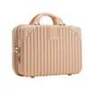 Ventas Directas de Fábrica Maleta de 14 pulgadas Estuche de Maquillaje Caja de Regalo Esencial para Boda Candado de Contraseña Maleta Pequeña de Viaje