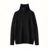 Novedad Otoño e Invierno 2026 Ropa de Punto de Cachemira para Mujer Ropa de Punto de Cuello Semialto Suéter Versátil de Cuello Alto