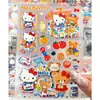Pegatinas para Uñas Melodía de Gatito Sabor Caramelo, Muñeco Oso, Materiales para Diario, Funda de Teléfono DIY, Pegatinas para iPad