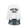 Pro Roe 1973 Amazon Wish Sitio Web Independiente Informal Cómodo Holgado Talla Grande Sencillo Otoño e Invierno Sudadera Exportación