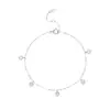 Pulseira de Prata de Lei S925 Banhada a Ouro 18K com Diamante Borbulhante Cintilante para Mulheres, Estilo Coreano e Japonês, Luxo Leve, Joia Simples e Exquisita Céu Estrelado
