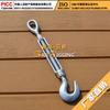 Fornecimento Direto de Esticador de Cabo de Aço Esticador Forjado por Matriz Esticador Americano Galvanizado Esticador Parafuso Gancho Gancho