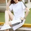 Pantalones cortos deportivos de verano con tres rayas, talla grande holgados, pantalones casuales de baloncesto, pantalones cortos deportivos versátiles