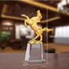 Ornatos de bandeira vermelha de alta qualidade escritório criativo Lembranças de cristal desktop cinco estrelas bandeira vermelha sala de conferências decorações de bandeira