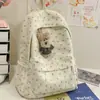 Nova Mochila com Laço para Alunas do Ensino Fundamental, Mochila para Universitários, Mochila Estilo Japonês de Grande Capacidade, Mochila Fofa para Notebook