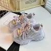 Zapatos casuales para niños, zapatillas deportivas de color liso para niños, nuevo modelo primavera y otoño 2026, zapatillas sencillas de malla transpirable con suela suave para niñas