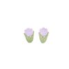 Novo Mini Flor Transfronteiriço Presilha de Cabelo Acessórios Decorativos DIY Borda de Seda Brilhante Tulip Bordado Patch de Tecido