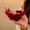 Gola Choker de Flor de Lã Branca de Pelúcia para Outono e Inverno, Colar com Tira para Pescoço com Atmosfera Pura e Lustrosa para Mulheres