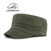 Gorra Plana para Hombre, Nuevo Estilo Primavera, Gorra de Béisbol de Algodón Lavado, Sombrero para Sol al Aire Libre, Gorra Militar, Sombrero Plegado para Mujer
