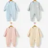 Mameluco para Bebé para Primavera, Otoño e Invierno, Ropa Interior Térmica de Algodón Puro para Recién Nacidos, Conjunto de Pijama Romper Unisex, Ropa para Bebé