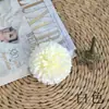 Flor de Cebola Artificial Cabeça de Flor Pirulito Bola Crisântemo Acessórios de Cabelo Acessórios Flor de Seda Flor Artificial Material DIY Artesanal Decoração de Caixa de Presente