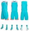 Conjunto de uniforme de baloncesto para hombres y mujeres, camiseta estampada, chaleco, uniforme de equipo de competición deportiva de entrenamiento para niños, camiseta de estudiante universitario al por mayor
