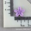 Accesorios de Flores Funda para Teléfono Móvil Resina Flor de Cinco Pétalos Material Accesorios para el Cabello Adorno para la Cabeza BB Pegamento Crema Accesorios de Clip para Niños Venta al por Mayor