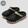 Tamancos masculinos de sola grossa com sensação confortável, sandálias externas antiderrapantes de novo estilo, pantufas internas para casa para pais e filhos e mulheres