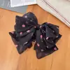 Pinza de Clip con Lazo de Malla y Gypsophila para Bebé, Pasador de Pelo de Gama Alta para Cola de Caballo Baja, Accesorios para el Cabello en la Parte Posterior de la Cabeza