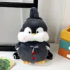 Bolsa de Peluche de Pingüino de Visón Lindo de Dibujos Animados Muñeca Mochila Infantil Personalidad Femenina Mochila para Niñas