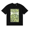25Ss Marca Morada de Calle Marca Americana de Moda Camiseta Casual Retro Holgada de Manga Corta Estilo Igual para Pareja