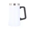 Taza de Cerveza Brasileña de 24 oz con Asa, Gran Capacidad, Portátil para Uso en Exteriores, Oficina, Coche, Taza Térmica con Caja de Regalo