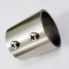 Conectores de Tubo de Aço de 32mm, Juntas de Tubo de Água Redondo Galvanizado, Conexões de Três Vias e Quatro Vias, Fixadores para Corrimão de Guarda-Corpo, Prateleiras
