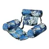 Raft Inflável Flutuante Novo de Verão Dobrável Material de PVC Espessado Água Adulto Encosto Reclinável