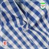 Tela de poliéster algodón a cuadros teñida con hilo de venta caliente estilo ins bolso de mano de moda de lona bolso de mano de tela jacquard geométrico